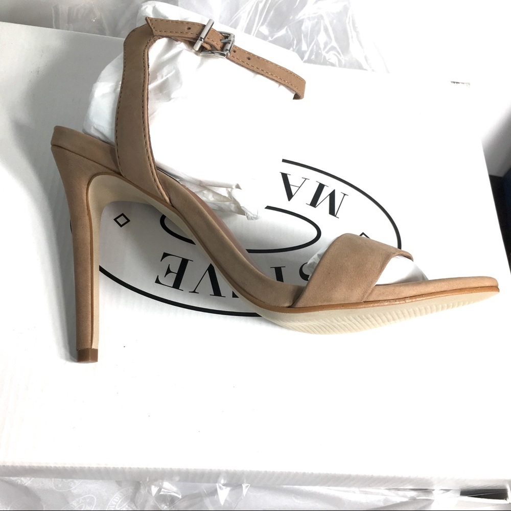 Steve Madden Tan Ankle Strap Women's Sandals - Picture 7 of 8